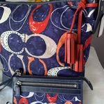 Coach RARE LEGACY HERITAGE SIGNATURE “C” PRINT DUFFLE HOBO/CROSSBODY BAG Photo 4