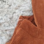 SheIn Brown Corduroy Overall Flared Mini Dress Women's Size Medium Photo 2