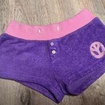 Body Candy Rare Y2K Early 2000’s PLUSH MINI SHORTS Photo 0