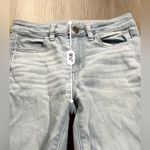 American Eagle  Light Wash Distressed Mid Rise Ankle Skinny Jeans Size‎ 2 Short Photo 8