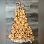 Aerie by American Eagle High Low Halter Maxi Sundress in Yellow Photo 2