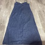 J Crew Stretch Linen Sheath Dress Size 10 Cornflower Blue Bag7‎ Photo 4