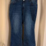 SheIn NWT Dark Blue Flare Jeans Photo 0