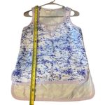 Diane Von Furstenberg  Women’s 2 Laci River Batik Sequin Tank Hi Low Purple White Photo 5