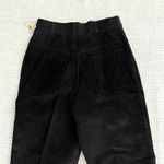 Contrasts Vintage Deadstock Black Leather High Rise Straight Leg Pants 11 Korea Photo 8