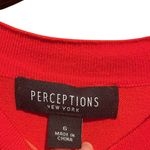 Perceptions Red Cropped Cardigan Photo 2
