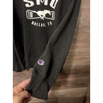 Champion SMU Sweater Pullover Gray size Large Dallas Texas 1/4 zip Photo 4