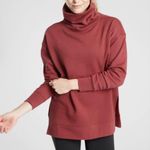 Athleta  24/7 Funnel Neck Pullover Cowl Neck Long Sleeve Sweatshirt Photo 1