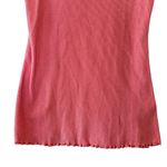 Apt. 9  Vintage Y2K Tank Top Lace Lettuce Hem Grunge WhimsiGoth Coral Size Small Photo 2
