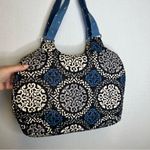 Vera Bradley  | Blue and‎ Black Shoulder Bag with Intricate Patterns Photo 1