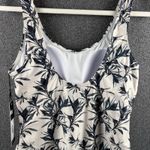 Nicole Miller "Moonless Night" Print Black White Swimsuit Women's Large NWT Photo 6
