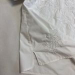 Anthropologie White Embroidered Blouse Photo 7