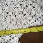 a.n.a  Women's 1X Cream‎ Crochet Knit Open Front Cardigan Shrug Sweater Top fairy Photo 4