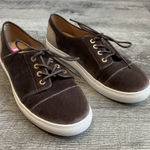 Elaine Turner  Velvet Tennis Shoes Size 9.5 Photo 0