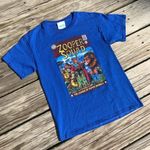 ROYAL BLUE ZOOPER SQUAD ANIMAL GRAPHIC TEE Size XXS Photo 0