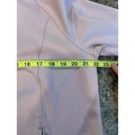 J Jill Fit Peach Soft 1/4 Zip Top Mauve Pink Large Zip Pockets Photo 4