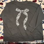 Aerie  Bow Sweatshirt with Little Pearl Clasp in the back Photo 1
