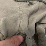 Quince Vintage Wash Tencel Utility Shorts Size Medium Green Photo 8