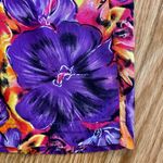 Label Noir Vintage Purple Floral Tropical Baggy Shorts Womens Medium Photo 5