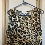 Carolyn Taylor  Black and Tan Patterned Blouse 1X Photo 2