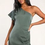 Lulu’s Be The One Dark Sage Satin One Photo 0