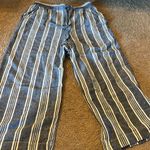 Olive & Oak Olive @ oak blue and white casual pants xs Photo 3