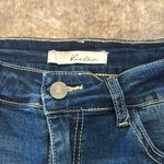 Kancan Jean‎ Shorts Womens 28 Blue Cut Off Fringe Raw Hem Stretch Denim Photo 3