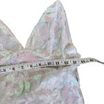 Lucy in the Sky Lucy In the Sky Clarabelle Iridescent Sequin Dress Sz S White Fairy Lace Photo 7