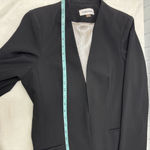Calvin Klein Black long Blazer for Women Size 14P Photo 11