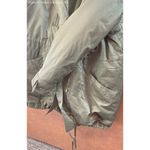 Torrid  Olive Green Twill Faux Fur Hooded Anorak Winter Parka Jacket‎ Size 1 Photo 7