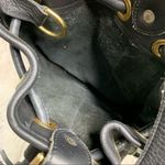 Dooney & Bourke  Gloved Black Leather Bucket Backpack Vintage Photo 5