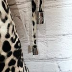 Vince Camuto  Tan Black Leopard Animal Print Roll Mini Dress 12 Photo 12