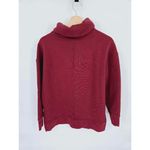 Athleta  24/7 Funnel Neck red Sweatshirt size small Photo 4