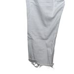Pistola  Women's Jeans Button Fly Ripped Baggy Fray Hem‎ Denim White Sz. 30 Photo 7