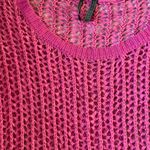 Guess  Magenta Open-Knit Sweater Photo 2