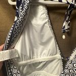 La Blanca NWT  Women's Plunge One Piece Swimsuit Navy Size 12 Photo 4