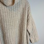 Free People  Fluffy Fox Oversized Chunky Turtle Neck Sweater Photo 2