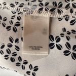 Ann Taylor  Large Top Geometric Sleeveless Lightweight Button V-Neck Tie Scarf Photo 7