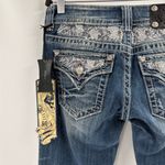 Buckle Miss Me Y2K 2000s  Bootcut Embellished Distress Denim Jeans Sz 30x35 Long Photo 4