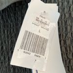 French Connection Dress Boza Crinkle Woven Mock Neck L/S Smocked Yoke Sz L NWT Photo 11