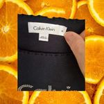 Calvin Klein Glittery‎ Long Sleeve Shirt Size Medium Black Photo 2