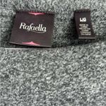 Rafaella  Gray Sweater, collar with button detail size Large cotton blend Photo 2