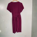 Torrid NWT  Mini Studio‎ Knit Surplice Dress  Boysonberry Size 1 Photo 7