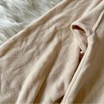 Free People Beige Cream Shania Twain Let's Go Girls Crewneck Sweatshirt Sz M Photo 5