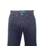 Delia's VTG Women's Navy Corduroy Flare Jeans Size 7/8 32in Inseam Photo 4