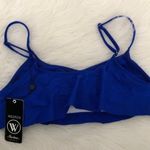 Wildfox Blue White Swim Top Bikini NWT Photo 3