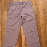 Dries Van Noten  Cotton Linen blend antique rose straight leg trouser pant 36 Photo 2