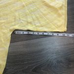 New York And Company Loose Fitting Boxy Style Yellow Short Sleeve Shirt Size Med Photo 5