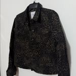 Nine West Leopard Print Jean Jacket Photo 5