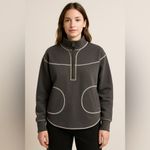 Free People  REVERSIBLE Mountain Dreamin’ Fleece size Medium Large Photo 2